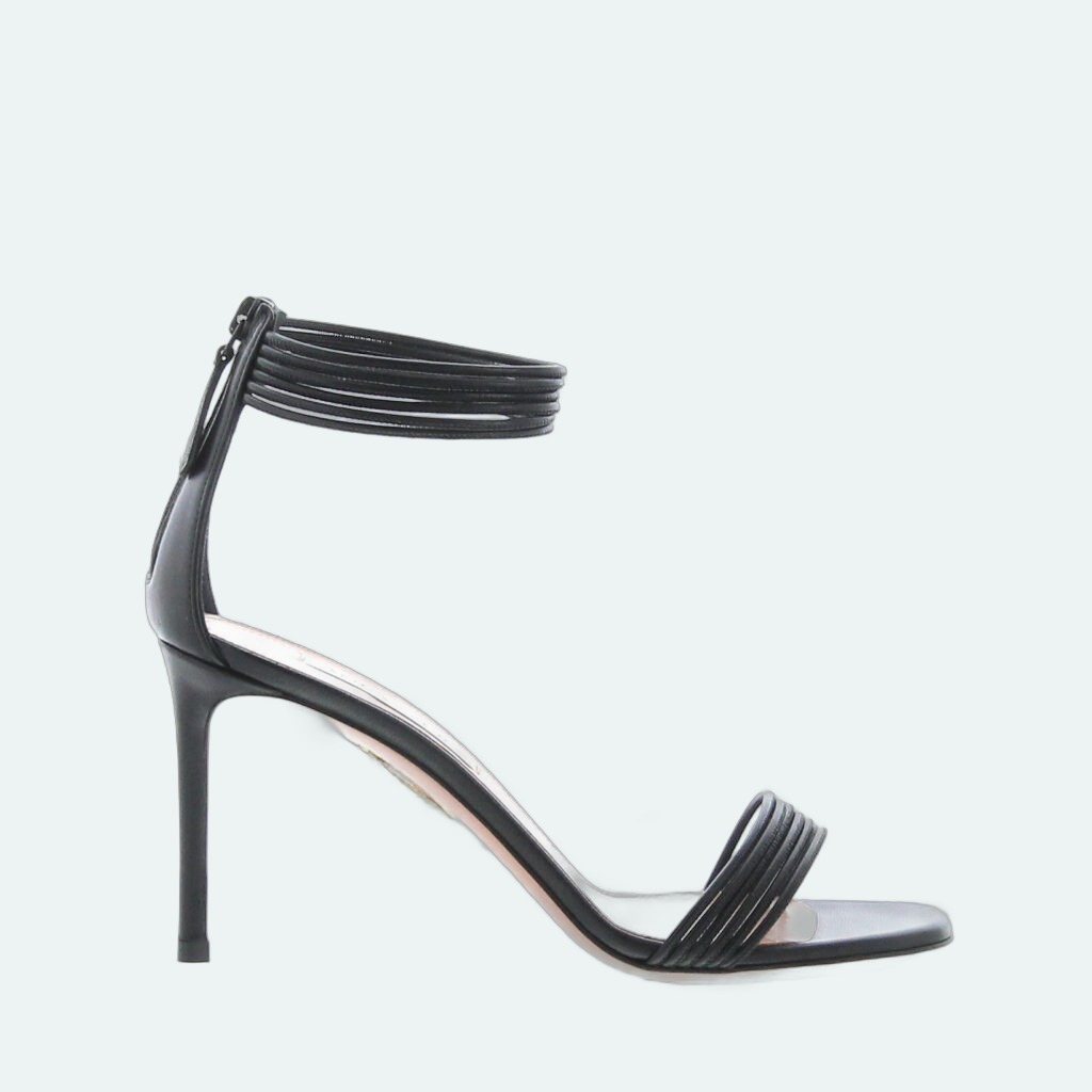 Aquazzura - Sway Sandal 85 - Black