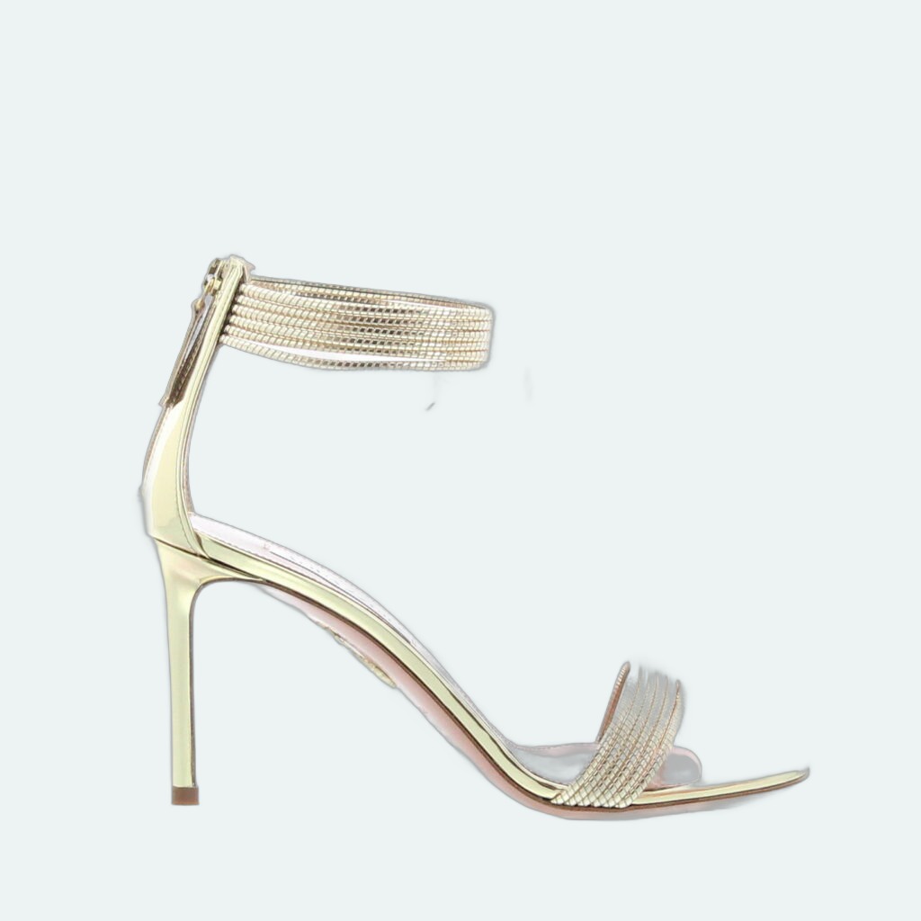 Aquazzura - Sway Sandal 85 - Soft Gold