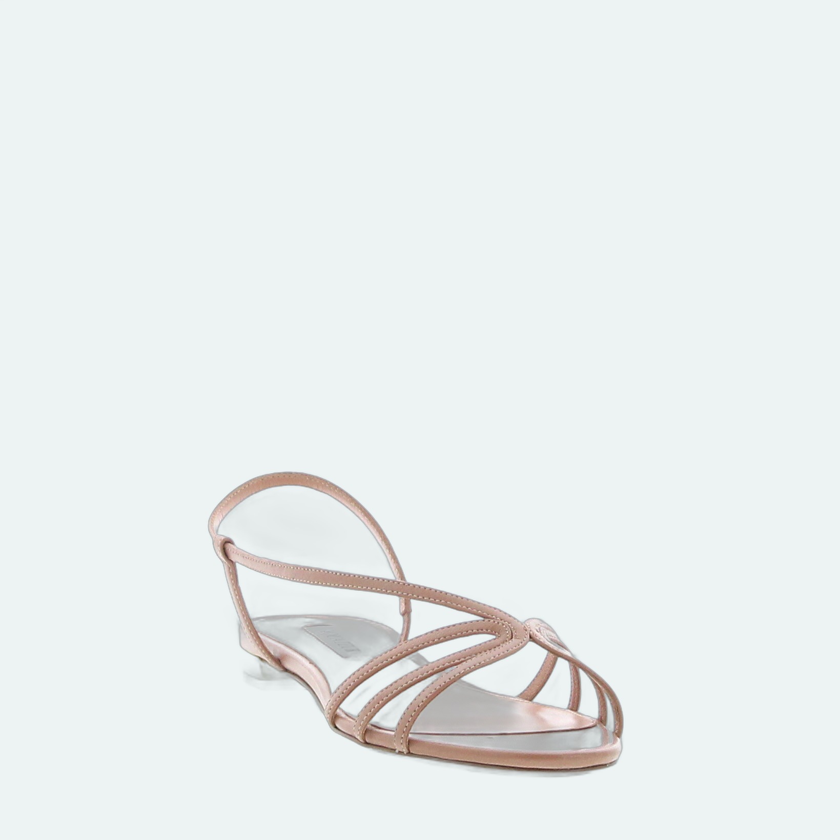 Aquazzura - Talk To Me Sandal Flat - Powder Pink - Image 2