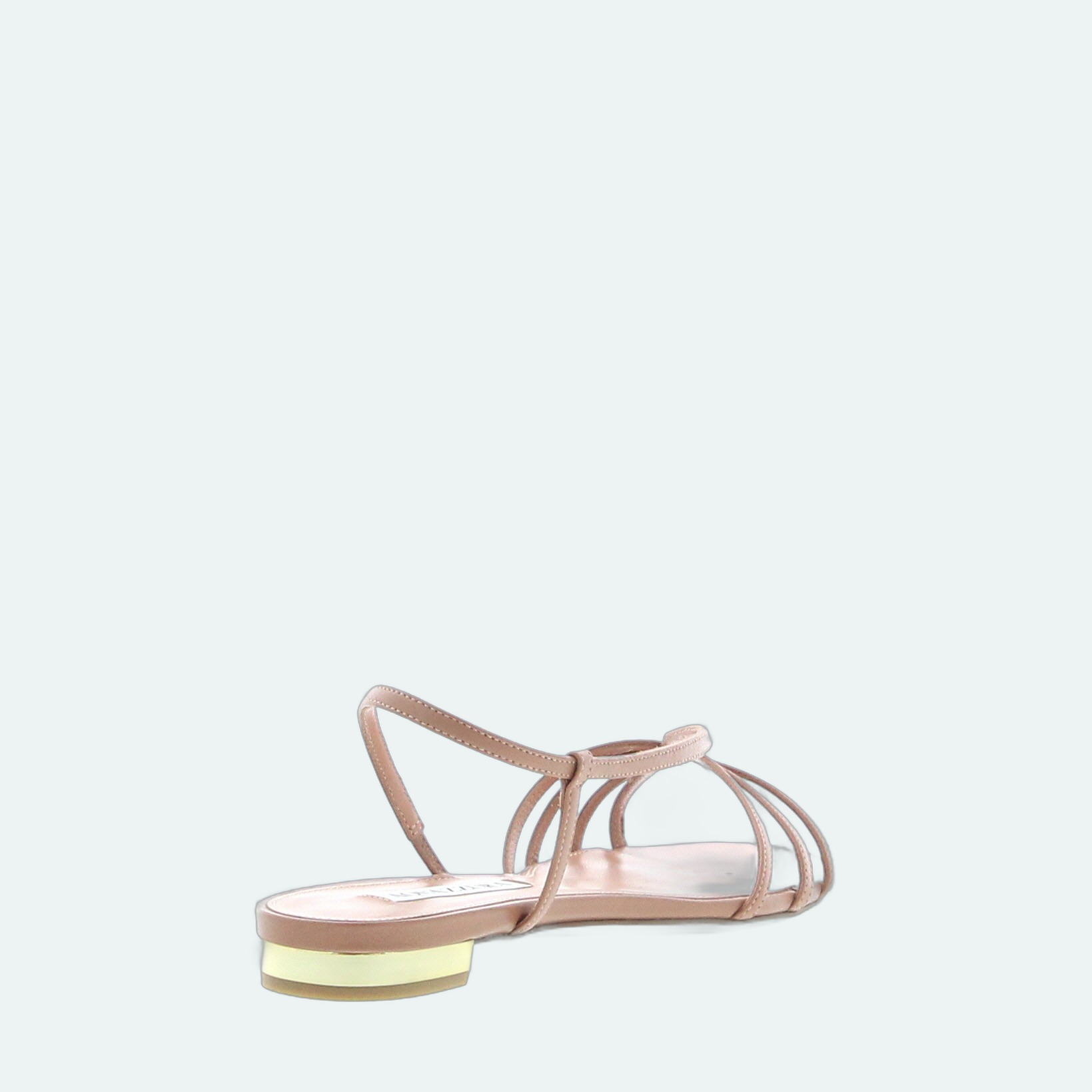 Aquazzura - Talk To Me Sandal Flat - Powder Pink - Image 3