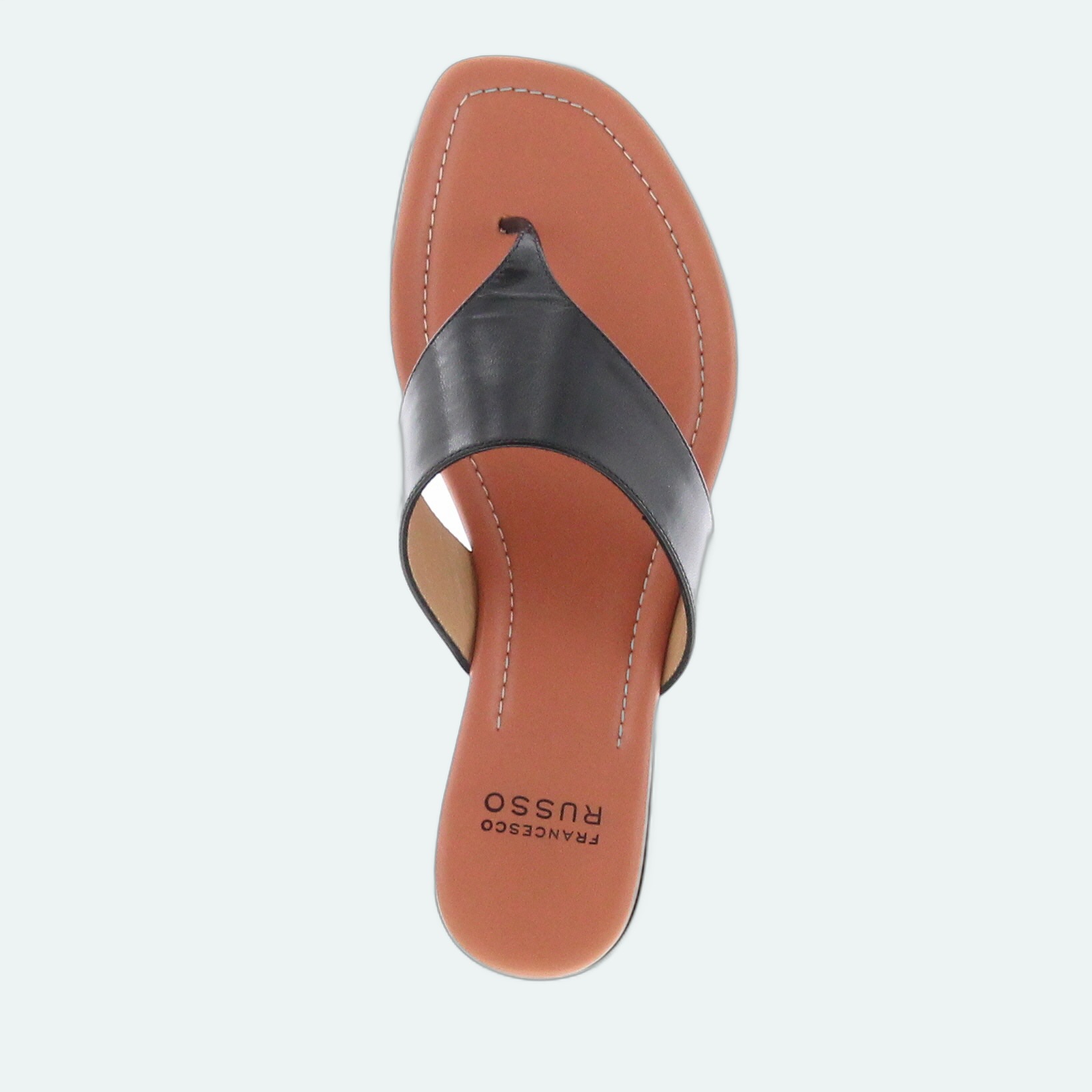 Francesco Russo - Thong Flat - Black - Image 3