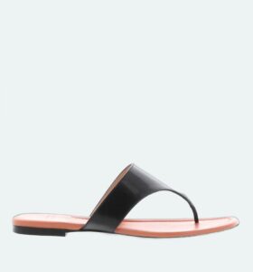 Francesco Russo - Thong Flat - Black - Image 1