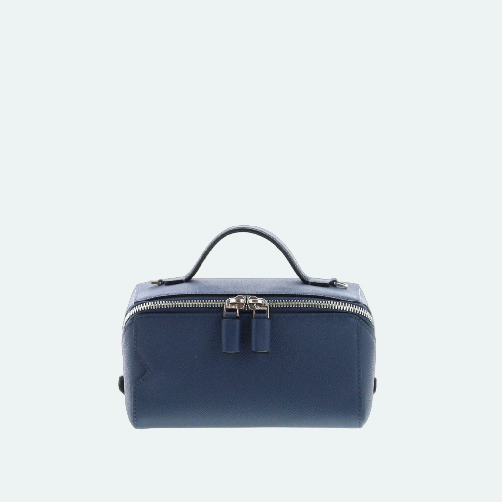 Valextra - V Line Crossbody Vanity Bag - Zaffiro