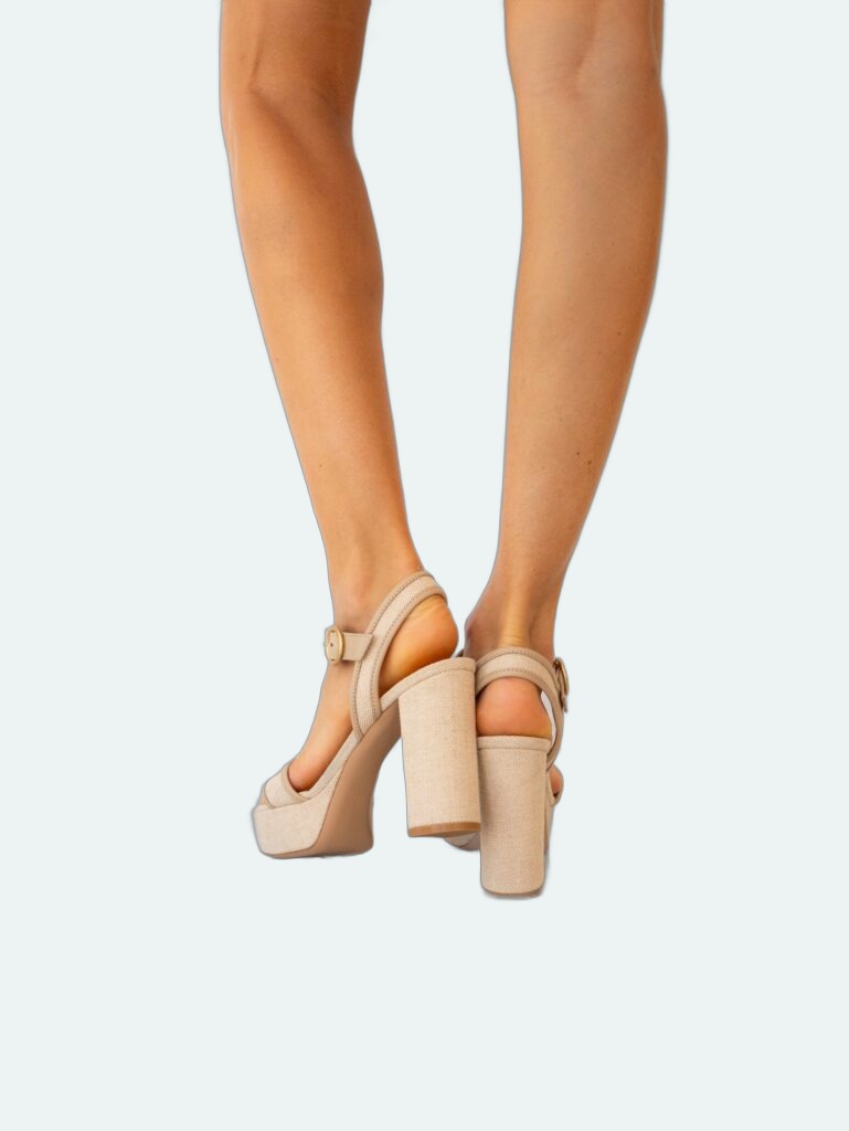 Gianvito Rossi - Milos Sandal - Canvas Sand
