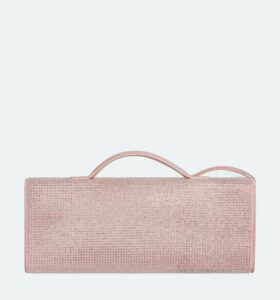 Bottega Veneta - Andiamo Long Clutch Crystals - Rose - Image 3