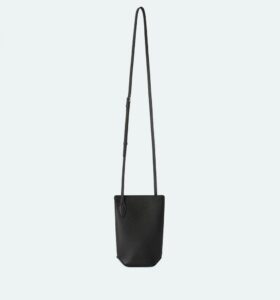 Valextra - Vivi Crossbody Phone Bag - Black - Image 1