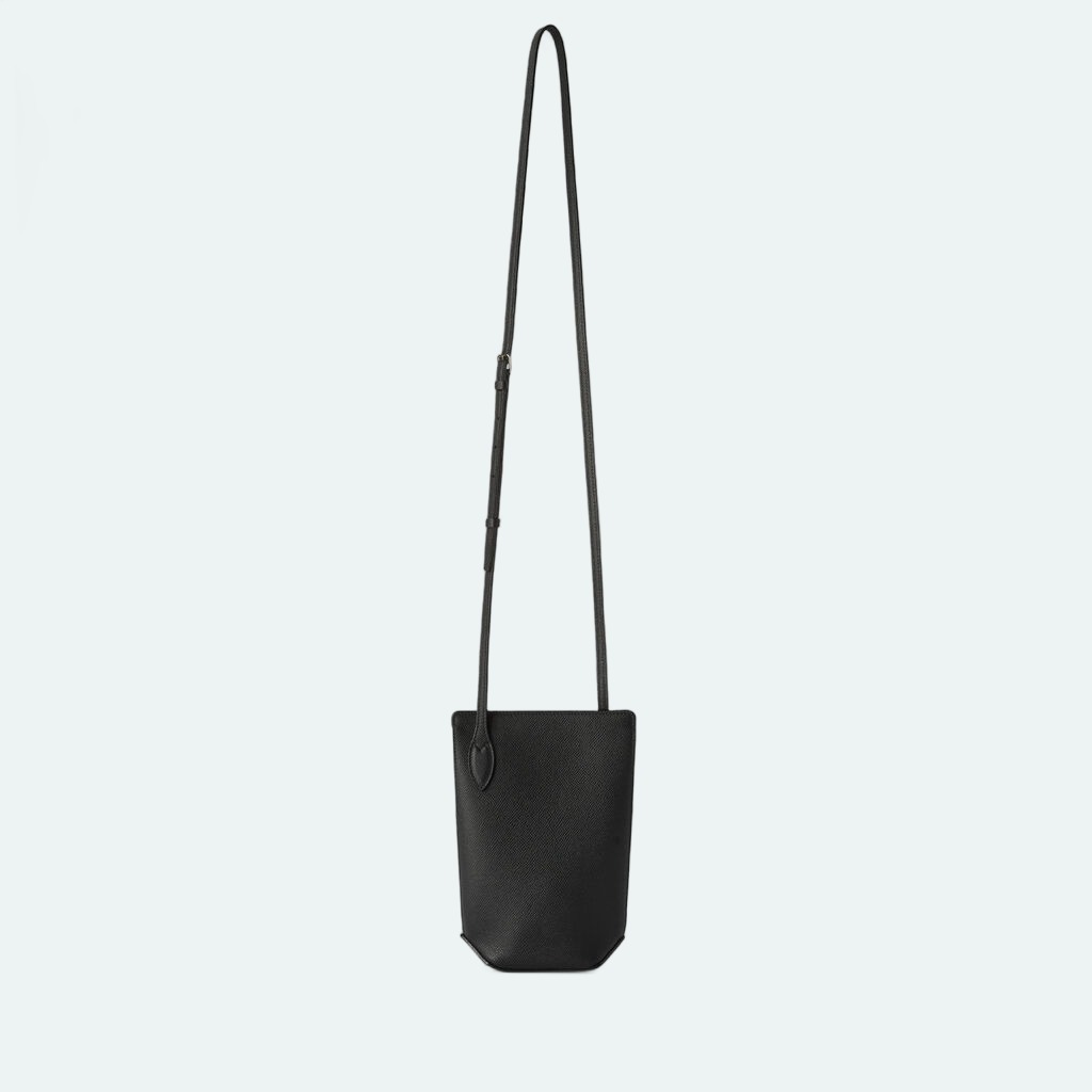 Valextra - Vivi Crossbody Phone Bag - Black
