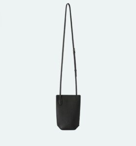 Valextra - Vivi Crossbody Phone Bag - Black - Image 3