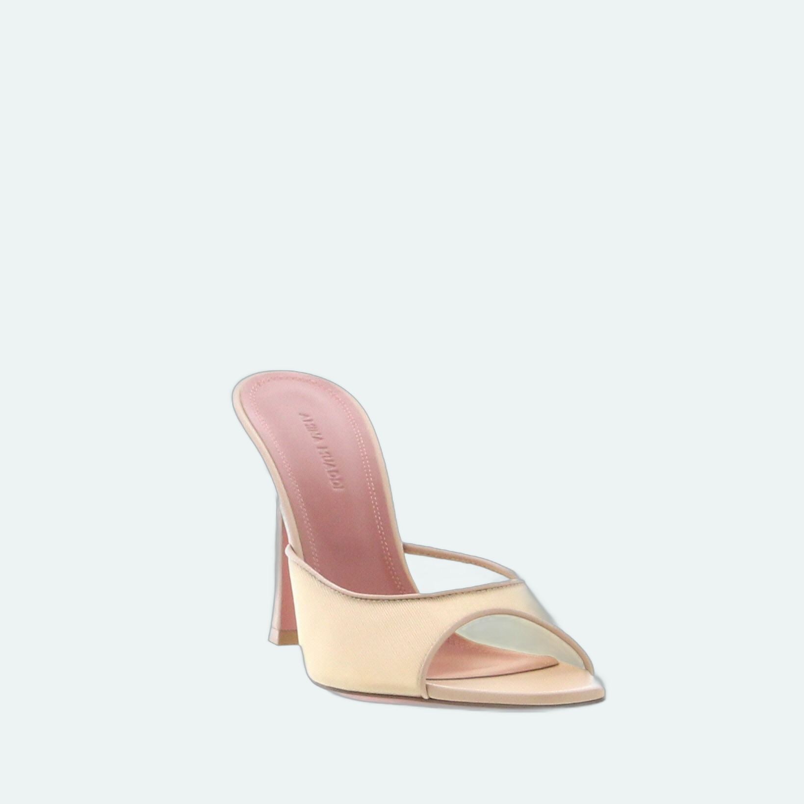 Amina Muaddi - Alexa Slipper - Mesh Beige - Image 2