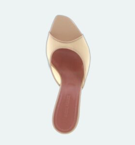 Amina Muaddi - Alexa Slipper - Mesh Beige - Image 4