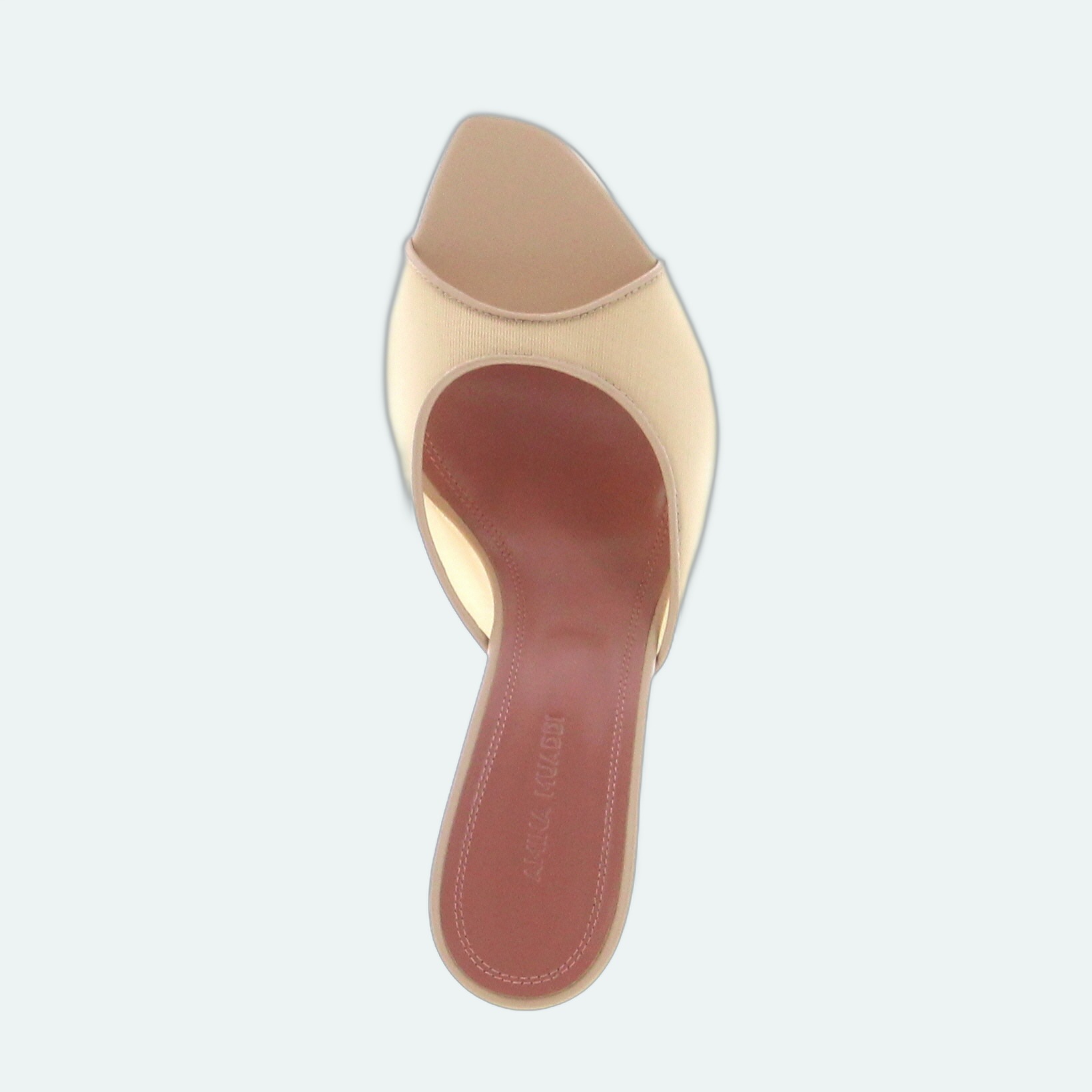 Amina Muaddi - Alexa Slipper - Mesh Beige - Image 4