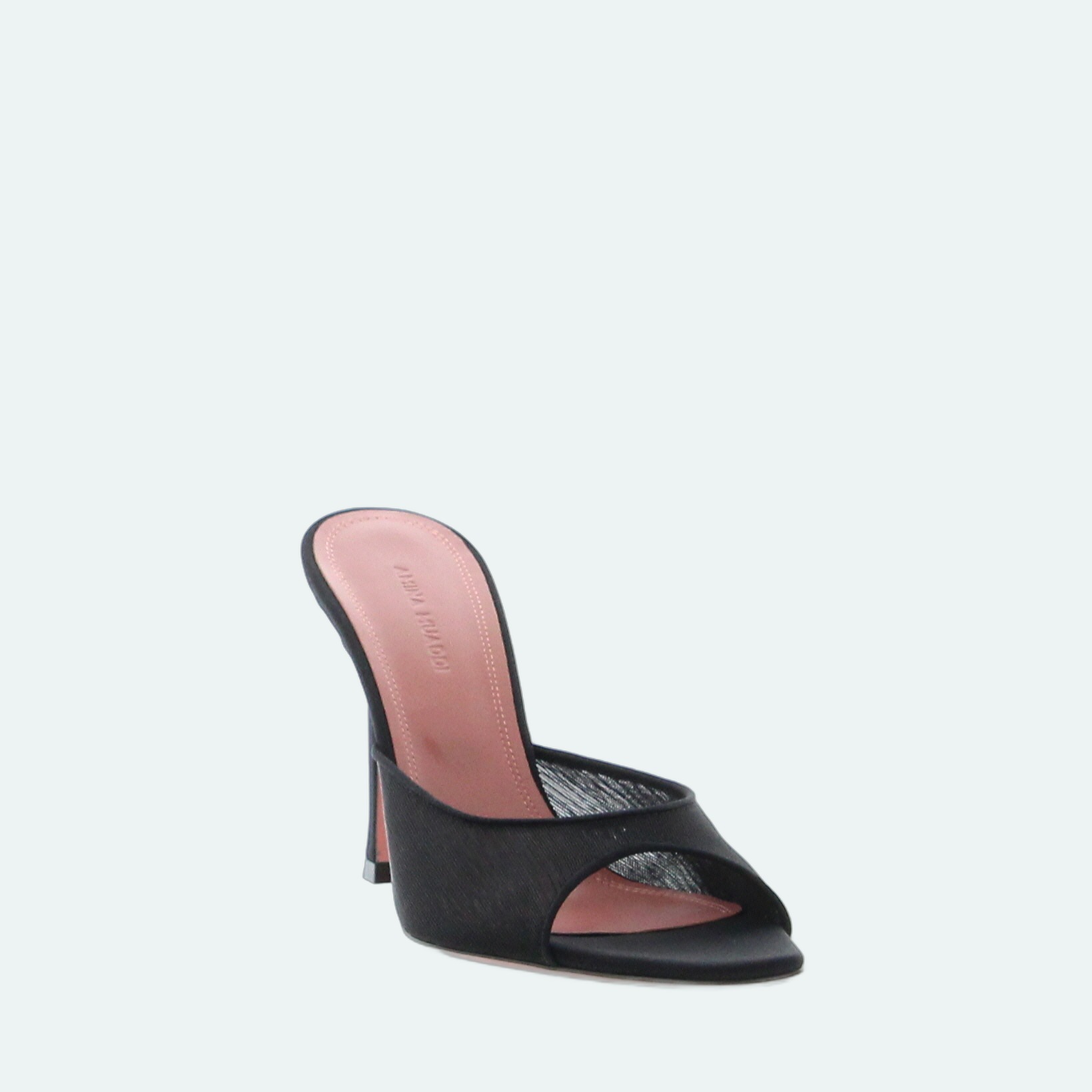 Amina Muaddi - Alexa Slipper - Mesh Black - Image 2