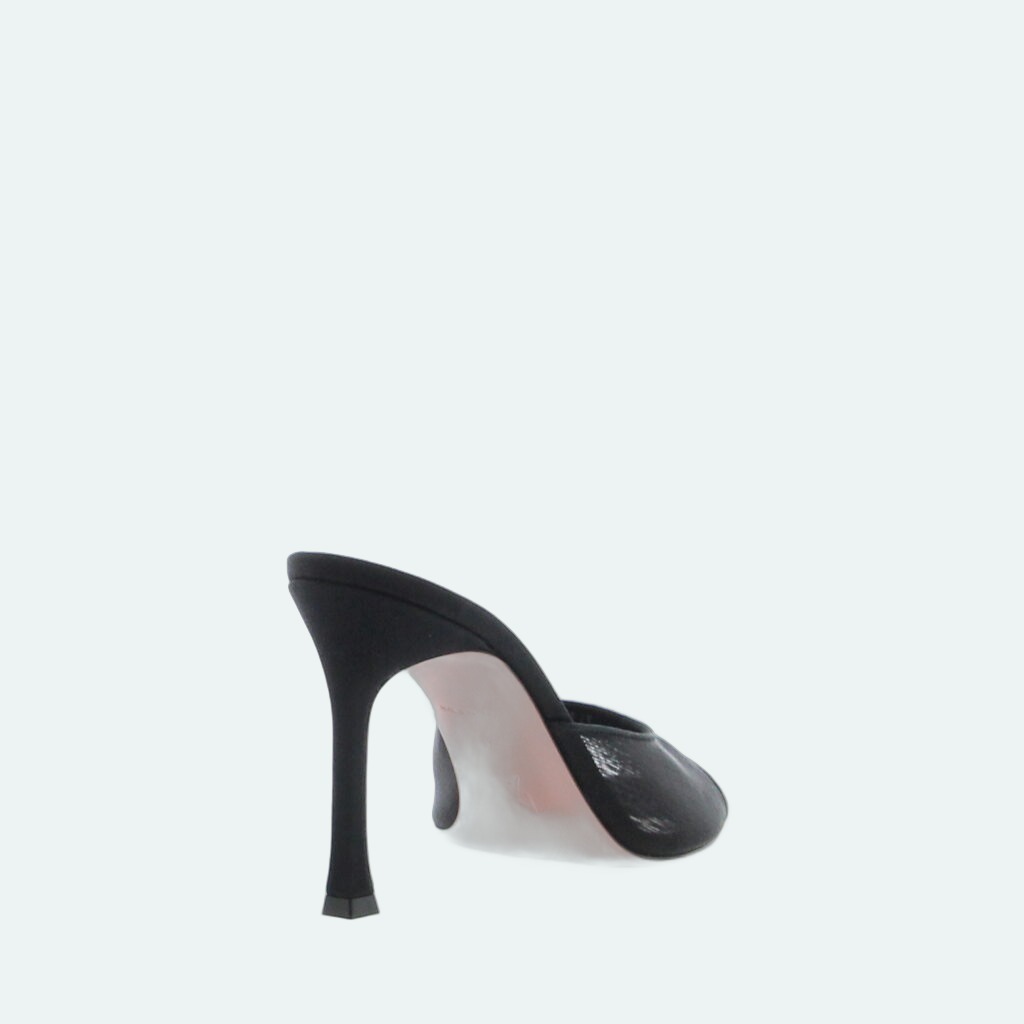 Amina Muaddi - Alexa Slipper - Mesh Black