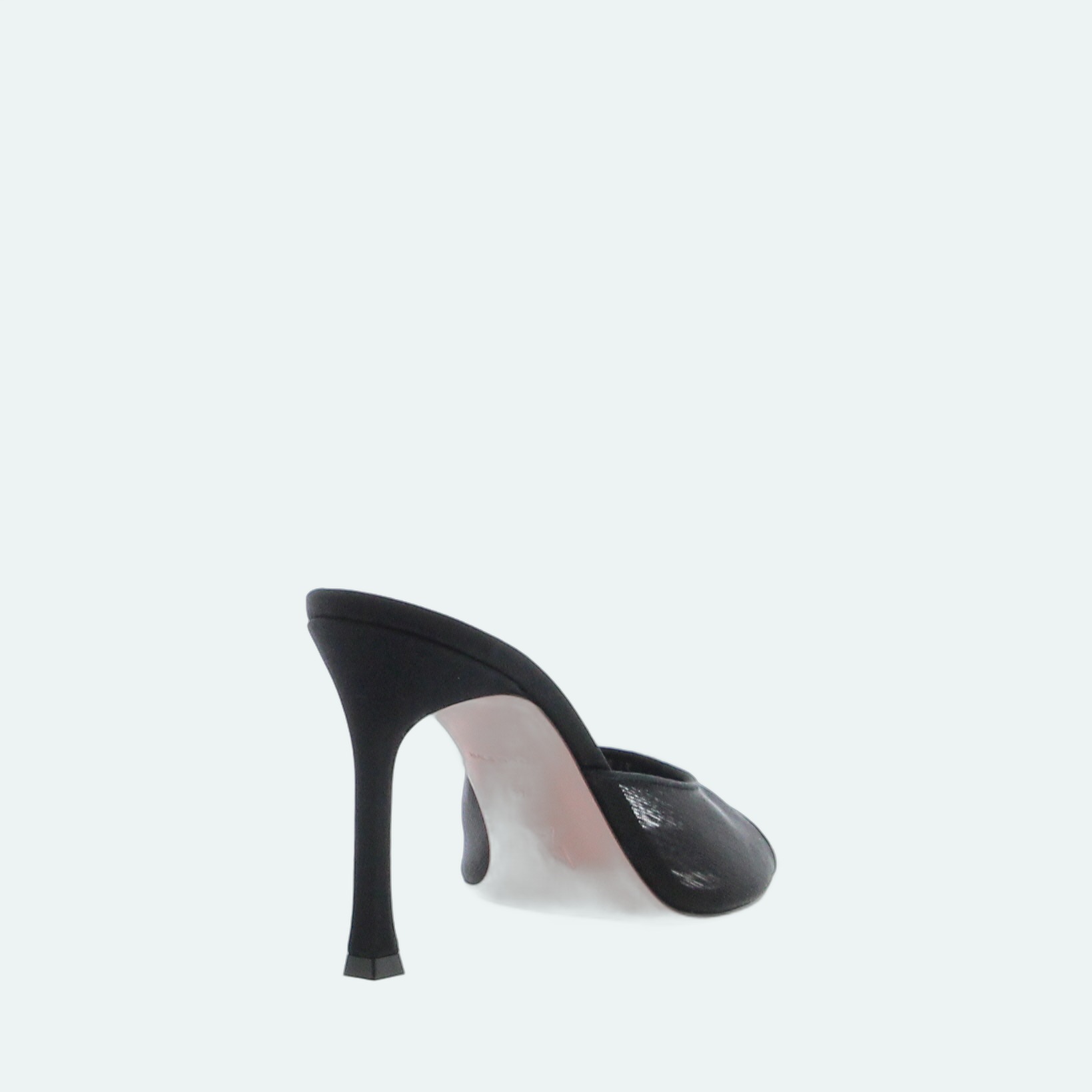 Amina Muaddi - Alexa Slipper - Mesh Black - Image 3