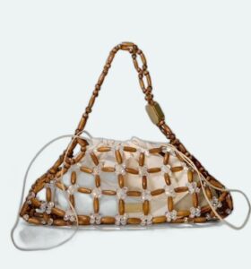 Palera Milano – Wood Net Hobo - Light Brown - Image 1