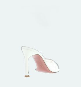 Amina Muaddi - Alexa Slipper - Lace Ivory - Image 3