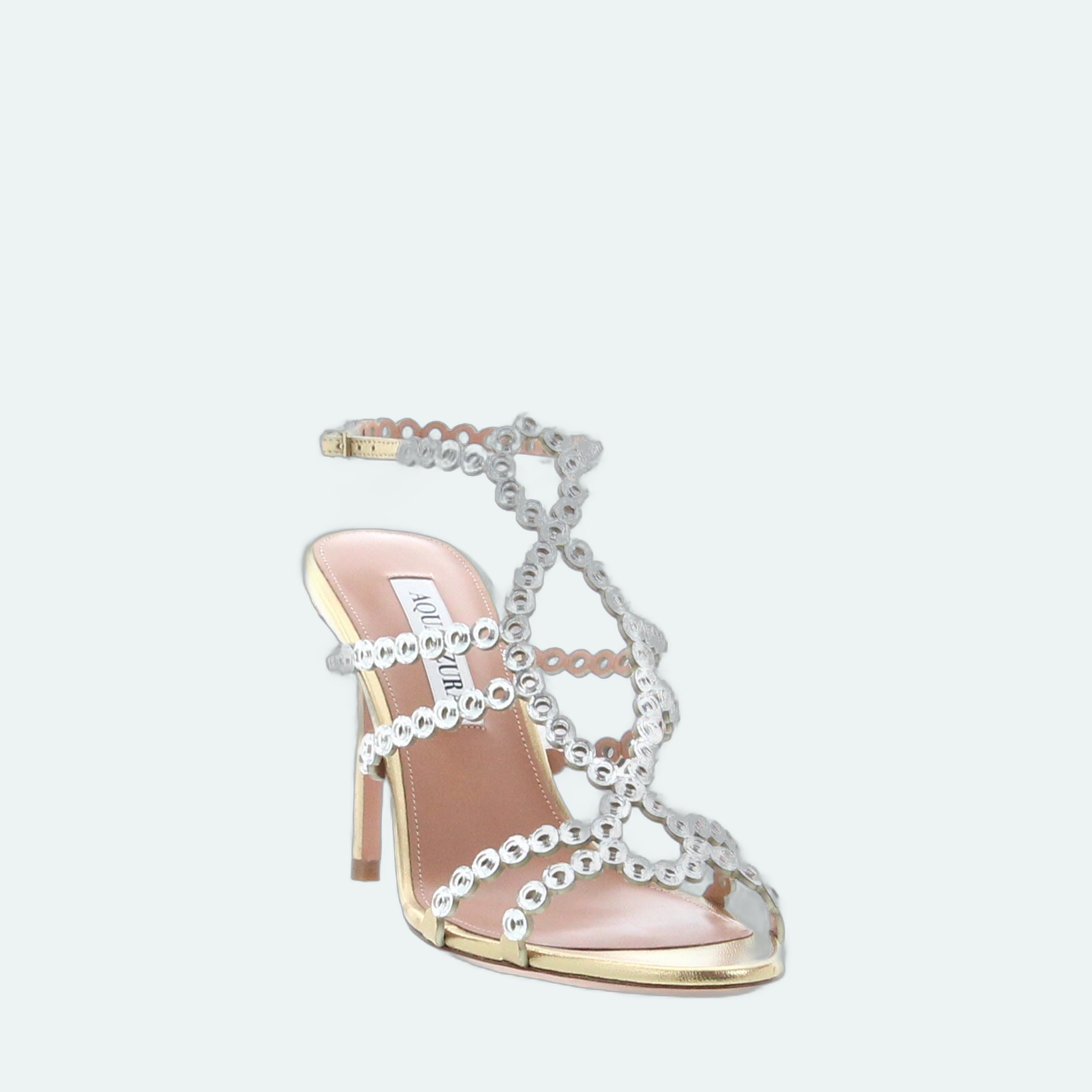Aquazzura - Mooncrush Sandal 85 - Soft Gold - Image 2