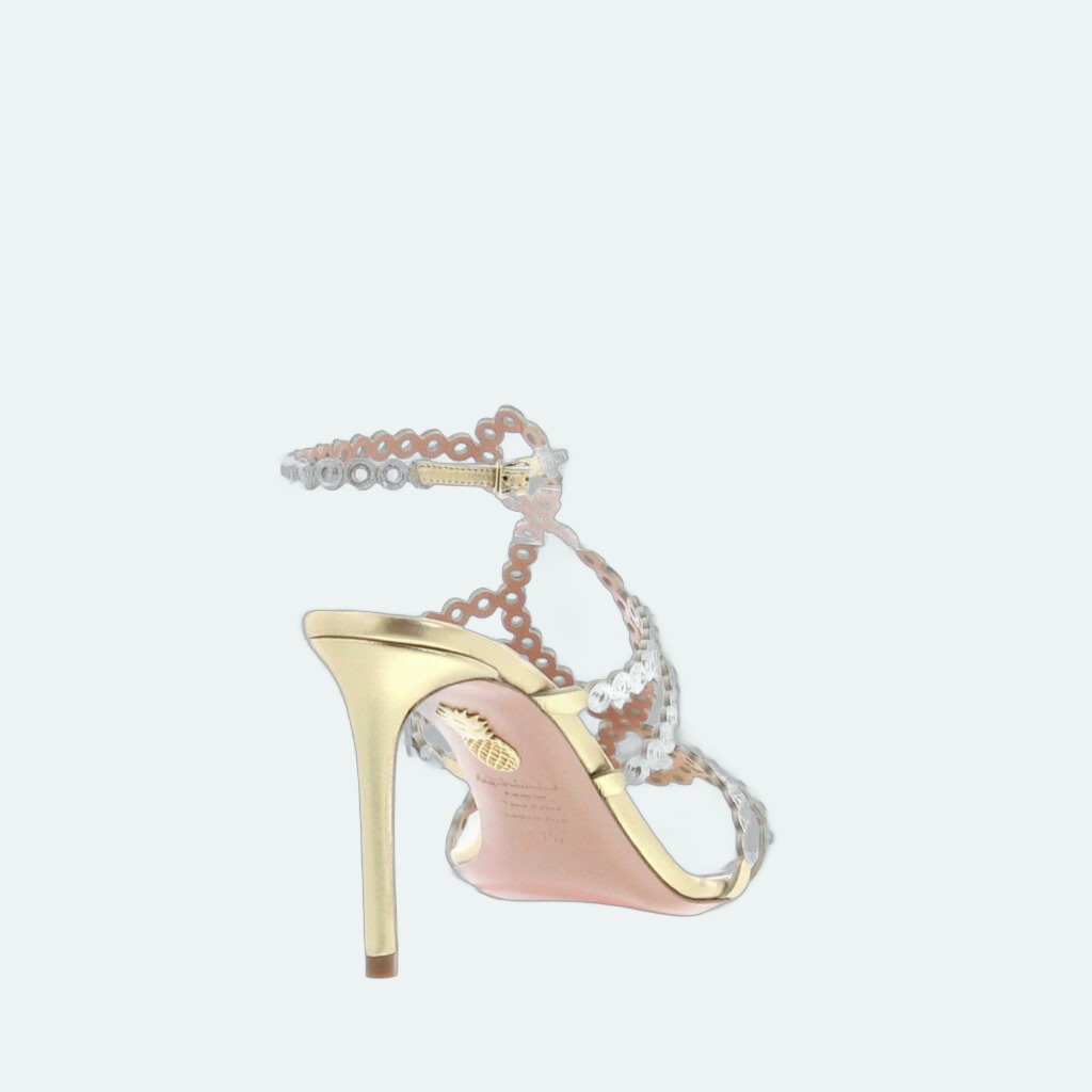 Aquazzura - Mooncrush Sandal 85 - Soft Gold