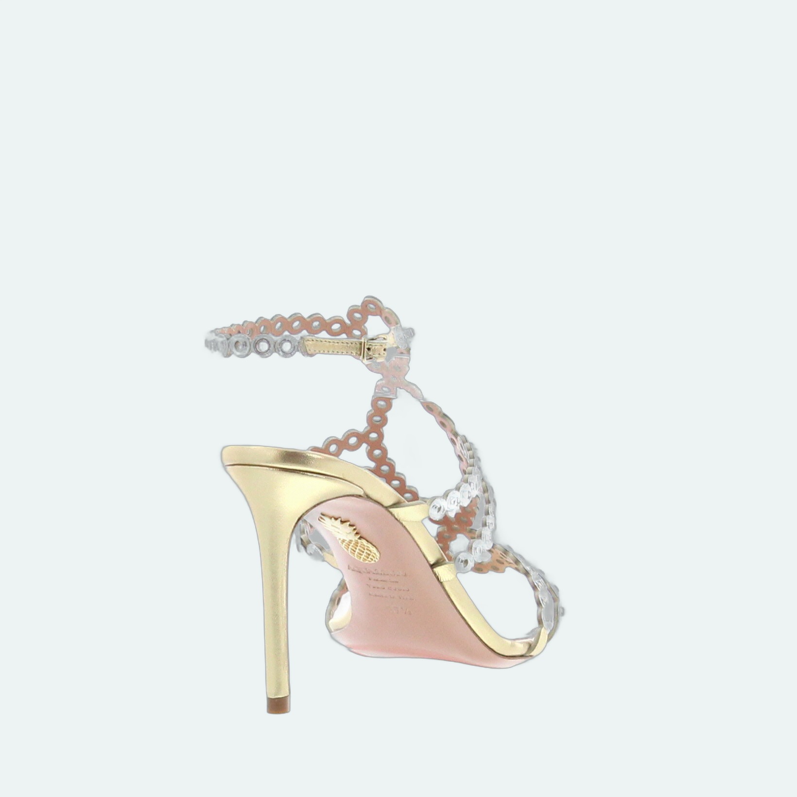 Aquazzura - Mooncrush Sandal 85 - Soft Gold - Image 3