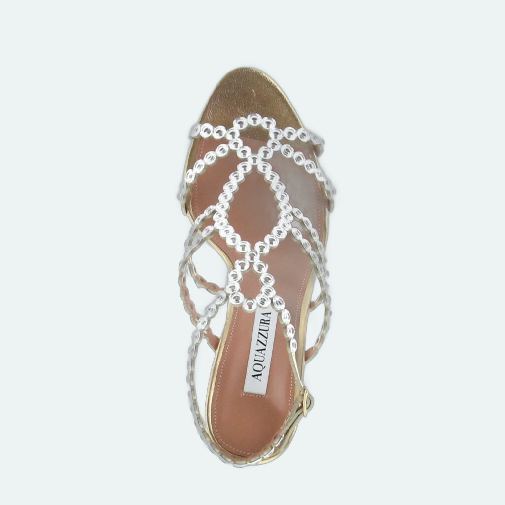 Aquazzura - Mooncrush Sandal 85 - Soft Gold