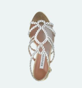 Aquazzura - Mooncrush Sandal 85 - Soft Gold - Image 4