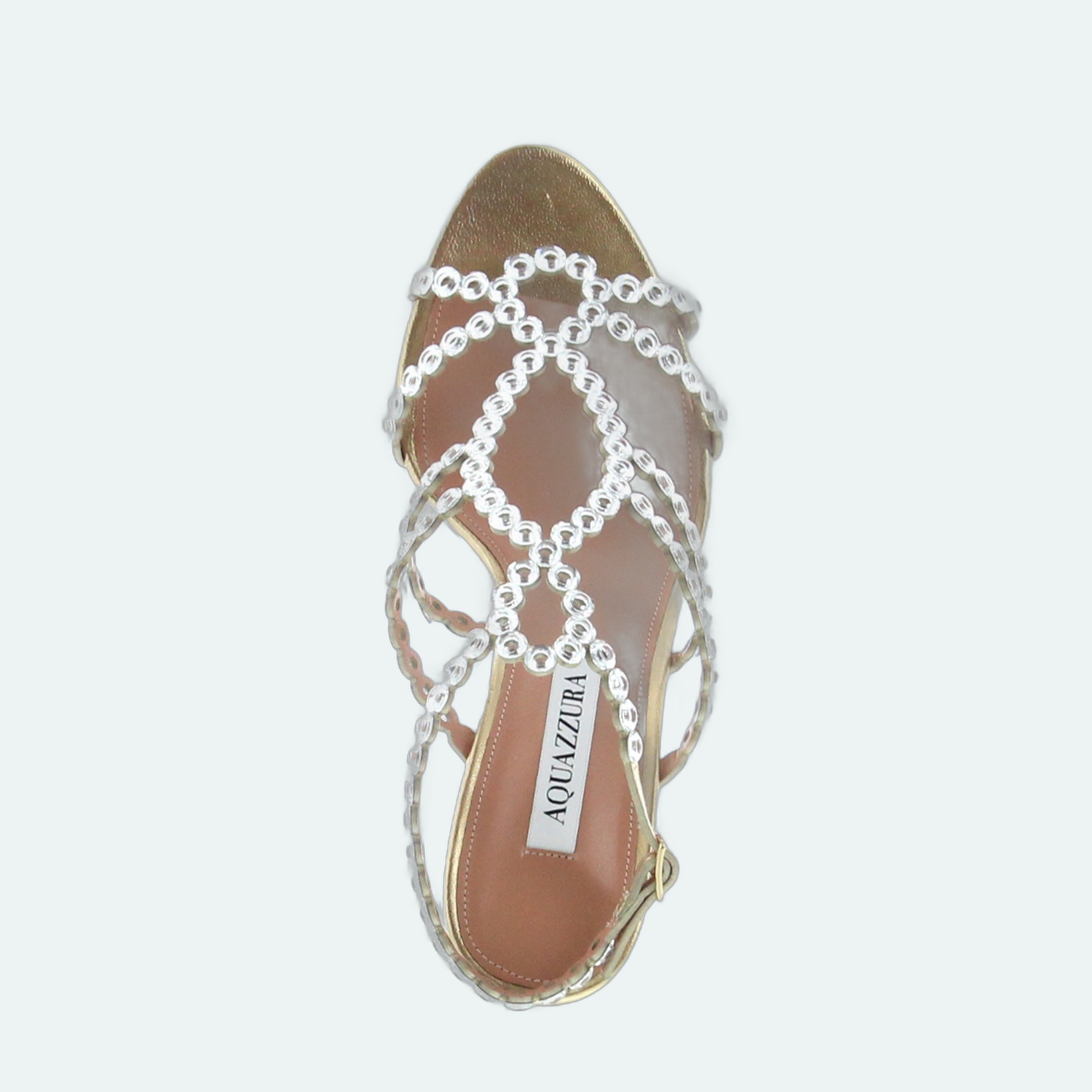 Aquazzura - Mooncrush Sandal 85 - Soft Gold - Image 4