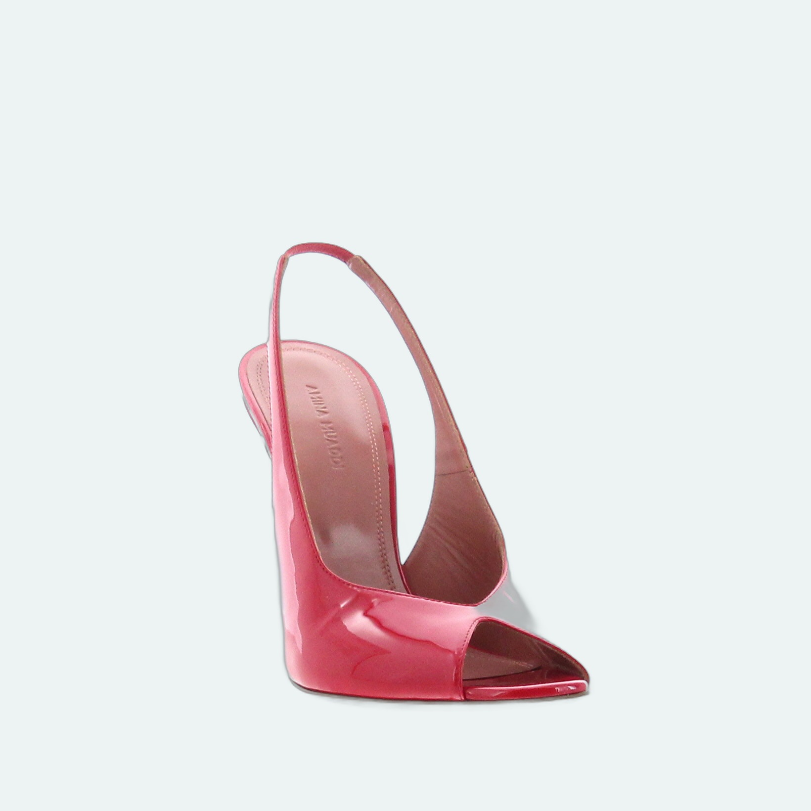 Amina Muaddi - Kristina Sling - Patent Red - Image 2