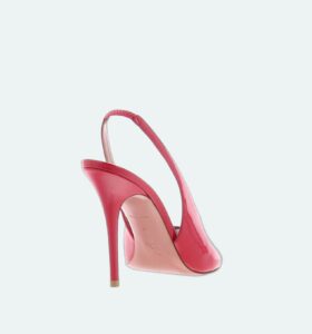 Amina Muaddi - Kristina Sling - Patent Red - Image 3