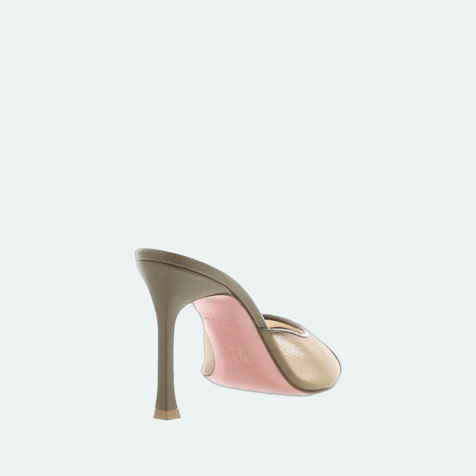 Amina Muaddi - Alexa Slipper - Mesh Taupe - Image 3