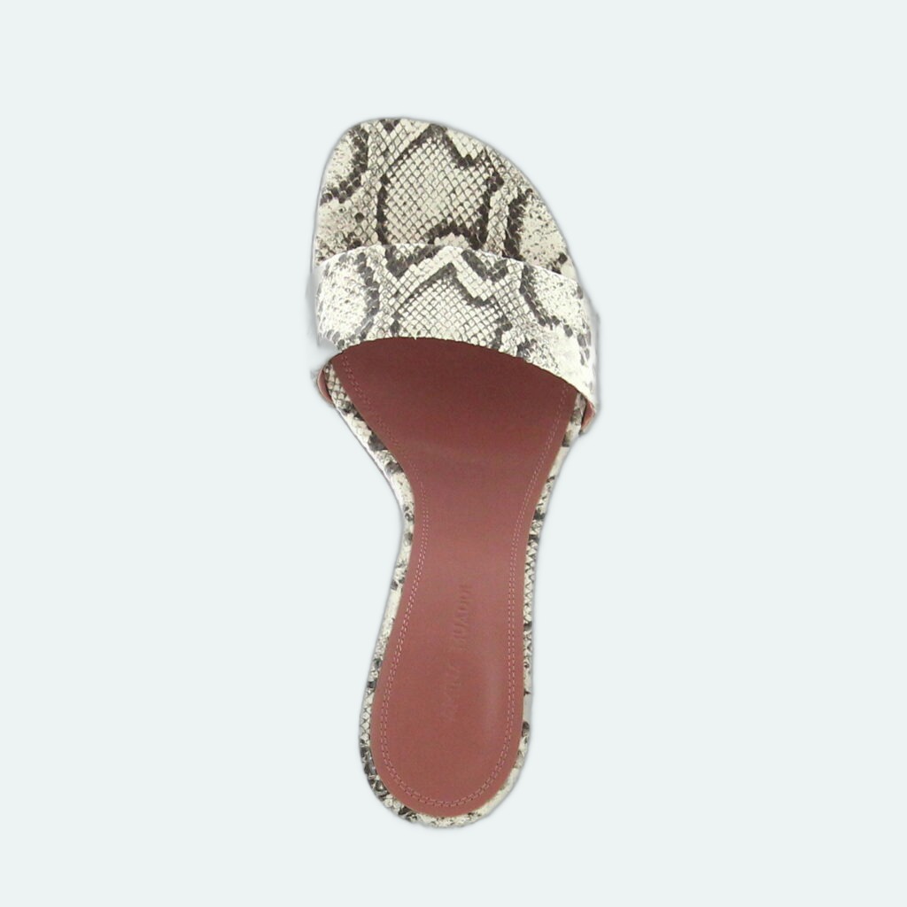 Amina Muaddi - Andreea Slipper 95 - Printed Snake