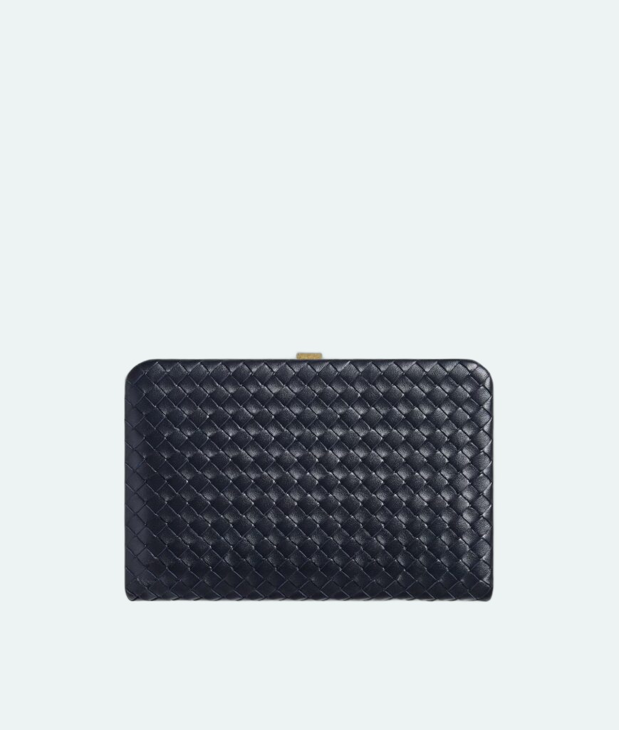 Bottega Veneta - Mezzanotte Clutch - Midnight