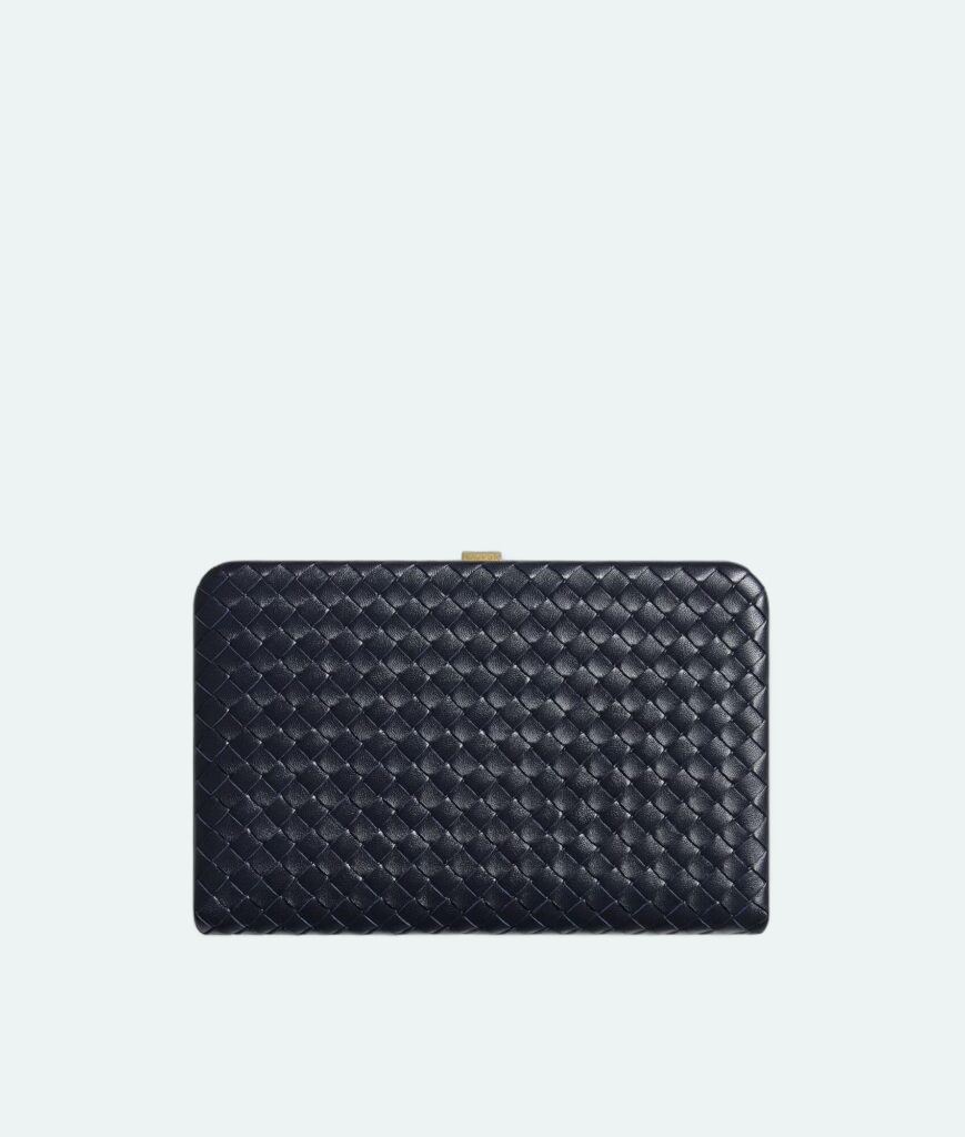 Bottega Veneta - Mezzanotte Clutch - Midnight