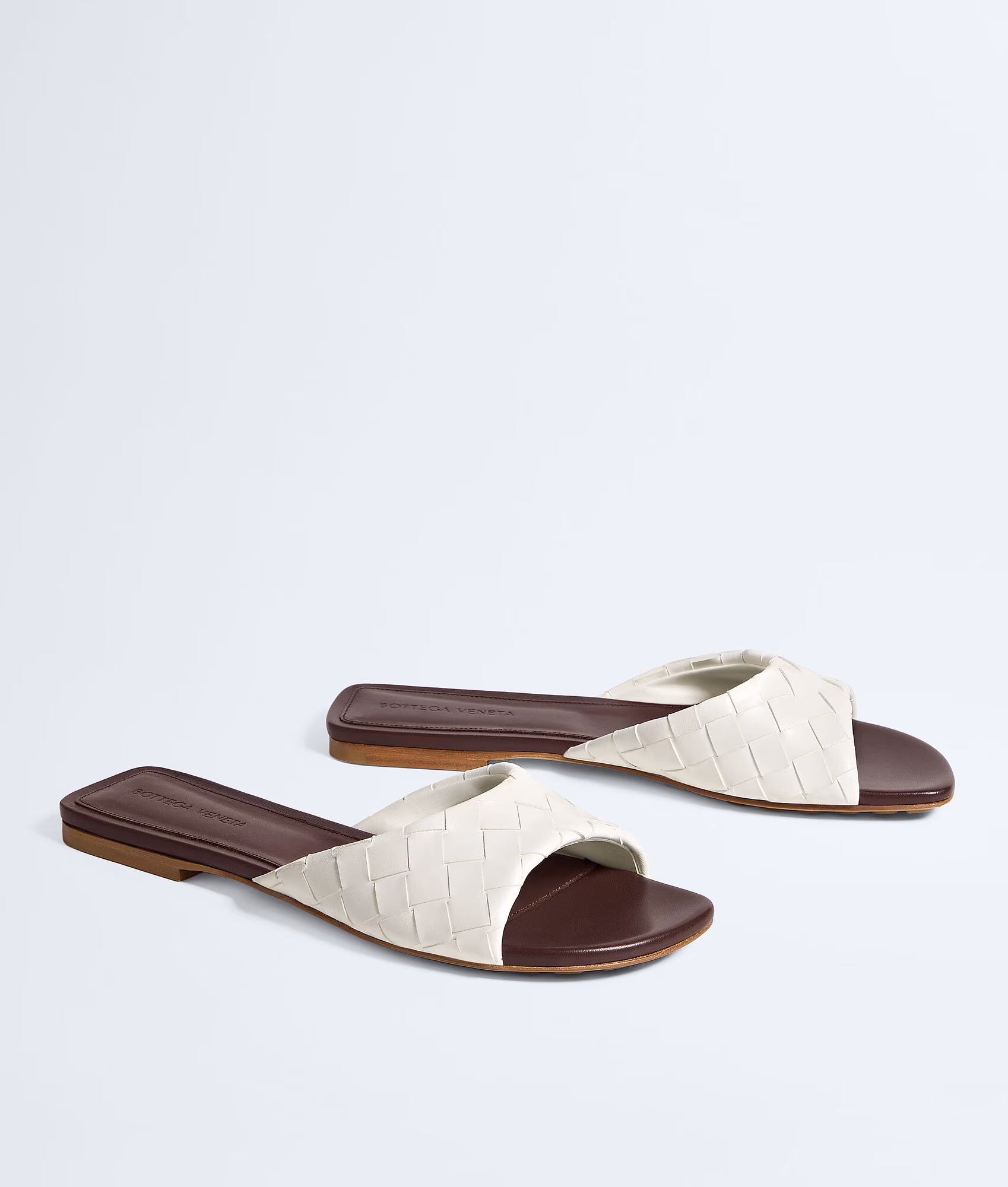 Bottega Veneta - Livia Mule Flat - Alabaster - Image 4
