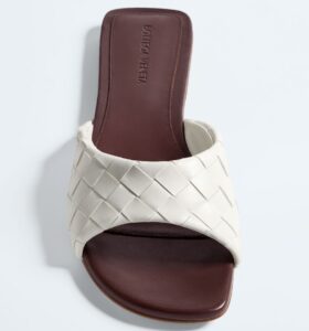 Bottega Veneta - Livia Mule Flat - Alabaster - Image 2