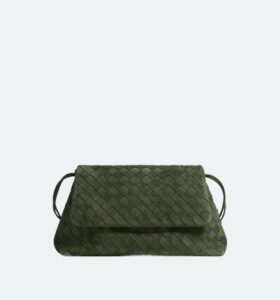 Bottega Veneta - Giorno - Green Tweed - Image 1