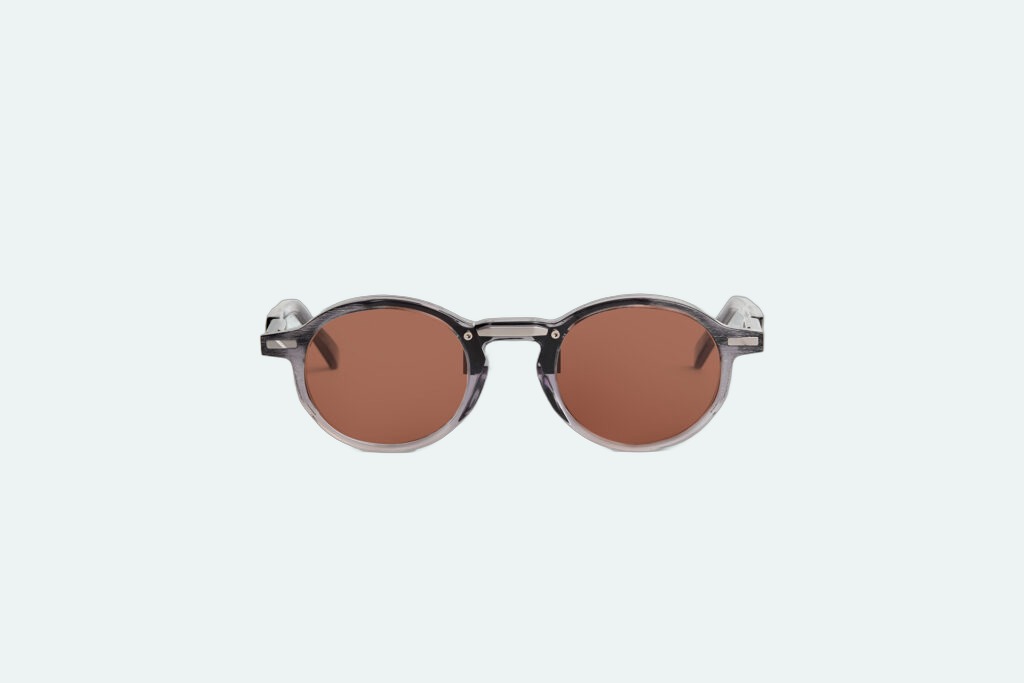 Movitra - Alias 02 C2 - Crystal Medium Grey with Violet Lenses - Limited Edition