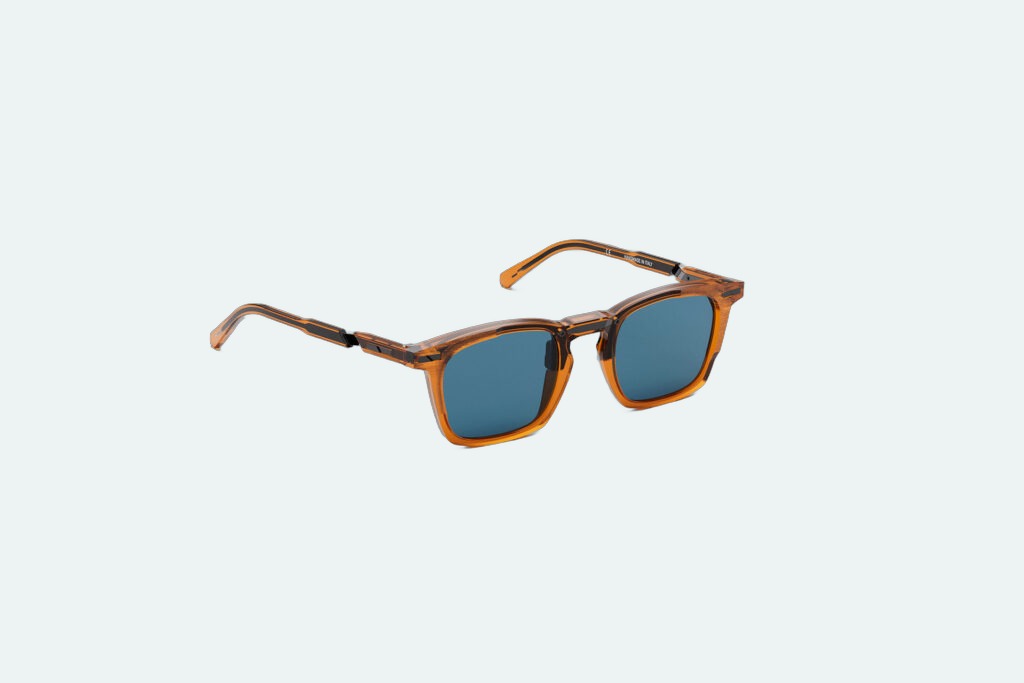 Movitra - Alias 04 C2 - Crystal Light Brown with Polar Blue Lenses - Limited Edition