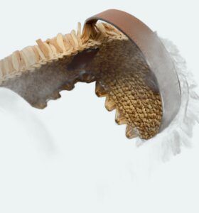 Valextra - Wavy Raffia Bucket Bag - Beige - Image 3
