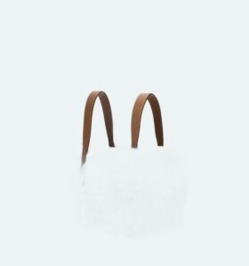 Valextra - Wavy Raffia Bucket Bag - Beige - Image 4