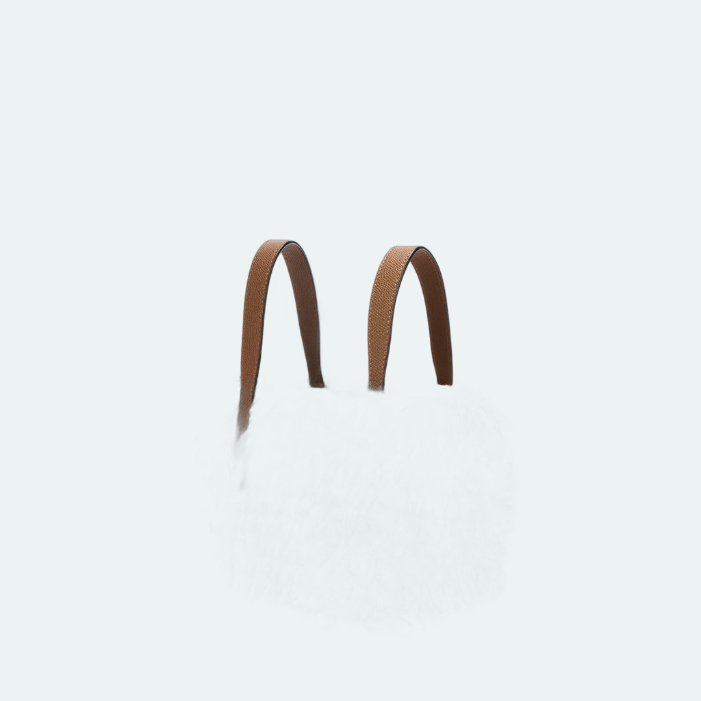 Valextra - Wavy Raffia Bucket Bag - Beige