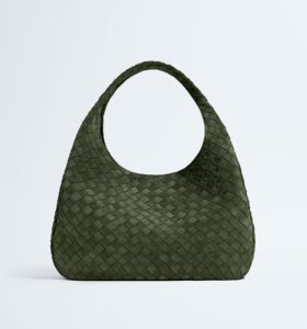 Bottega Veneta - Campana Large - Green Tweed