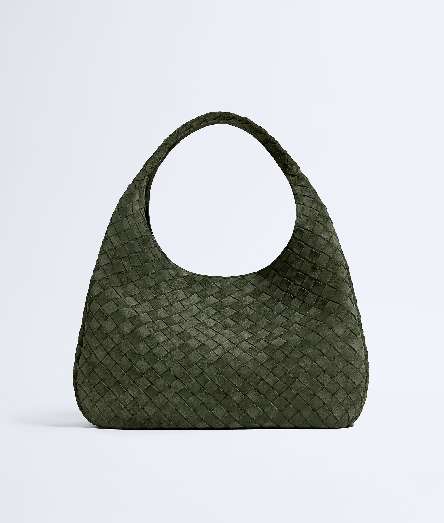 Bottega Veneta - Campana Large - Green Tweed - Image 1