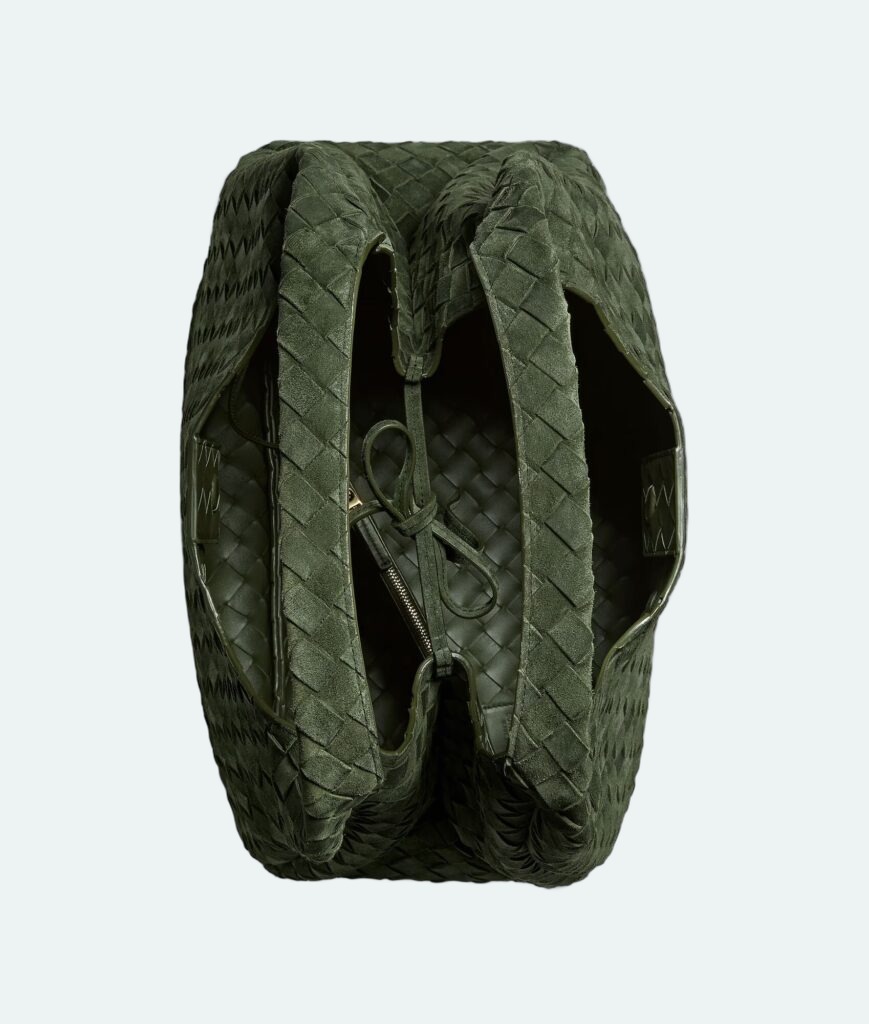 Bottega Veneta - Campana Large - Green Tweed