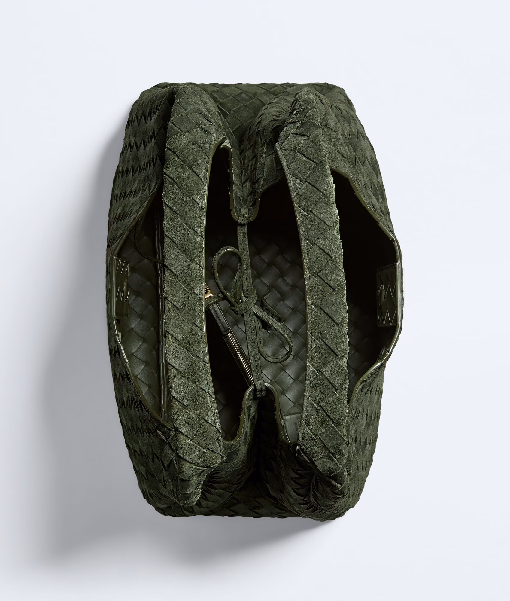 Bottega Veneta - Campana Large - Green Tweed - Image 3