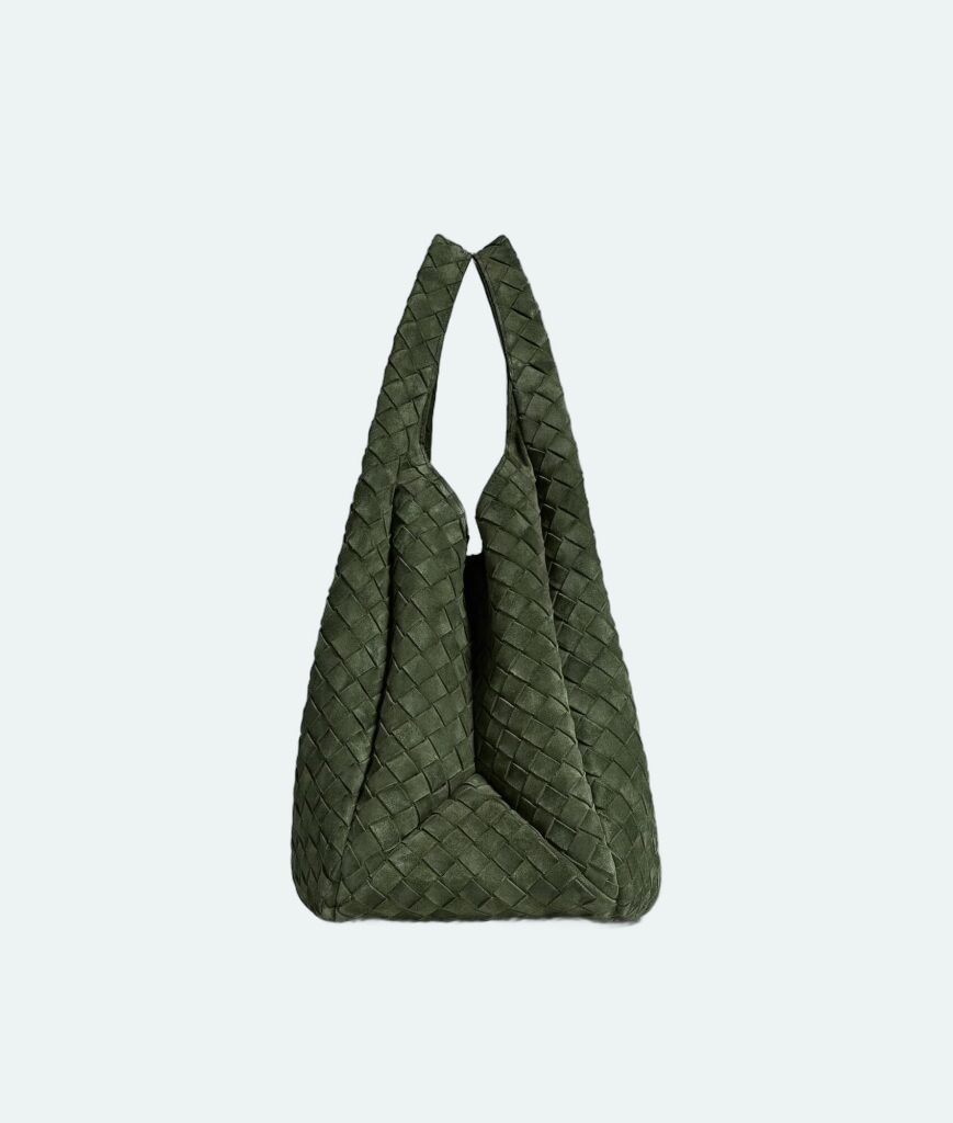 Bottega Veneta - Campana Large - Green Tweed