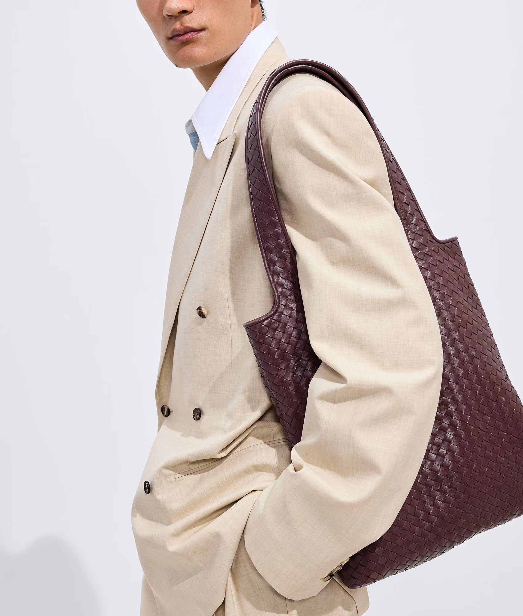 Bottega Veneta - Veneto Small Tote - Deep Mahogany - Image 5