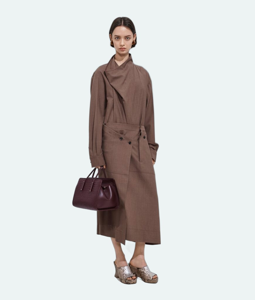 Bottega Veneta - Barbara Tote Small - Deep Mahogany