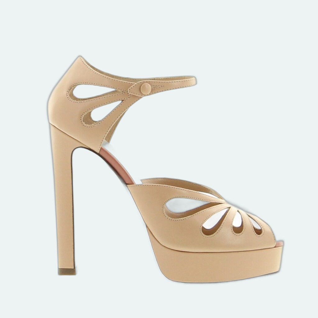 Francesco Russo - Platform Sandal Nude