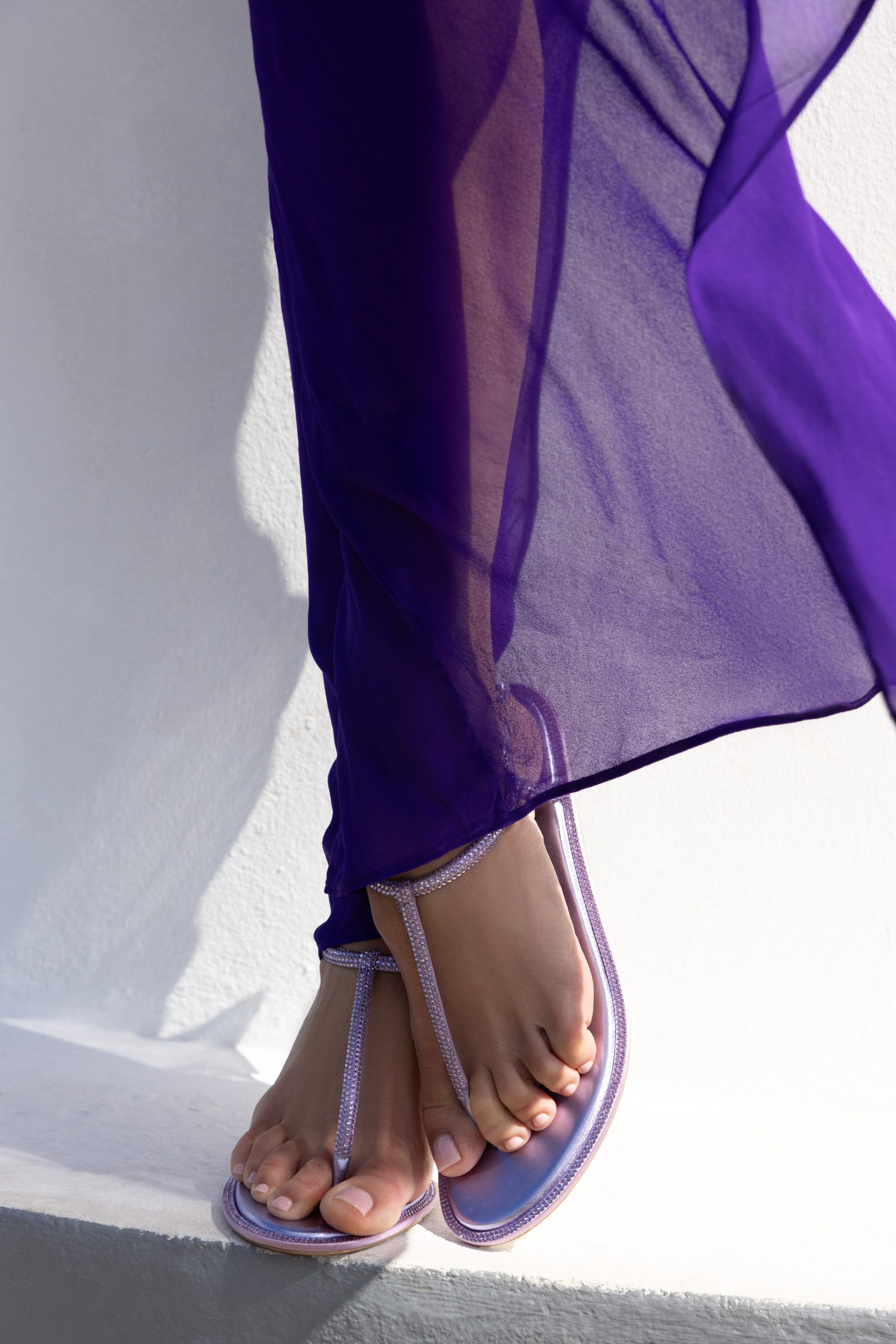 Rene Caovilla - Diana Sandal - Violet - Image 6