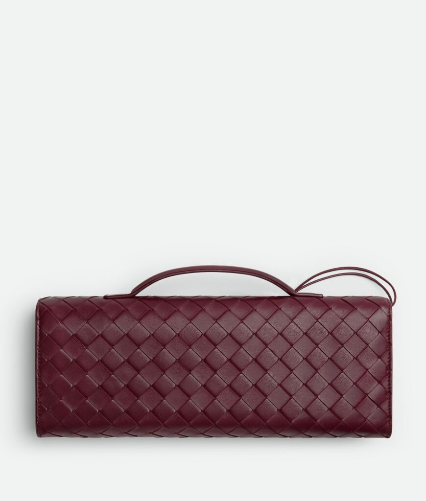 Bottega Veneta - Andiamo Long Clutch With Handle - Barolo